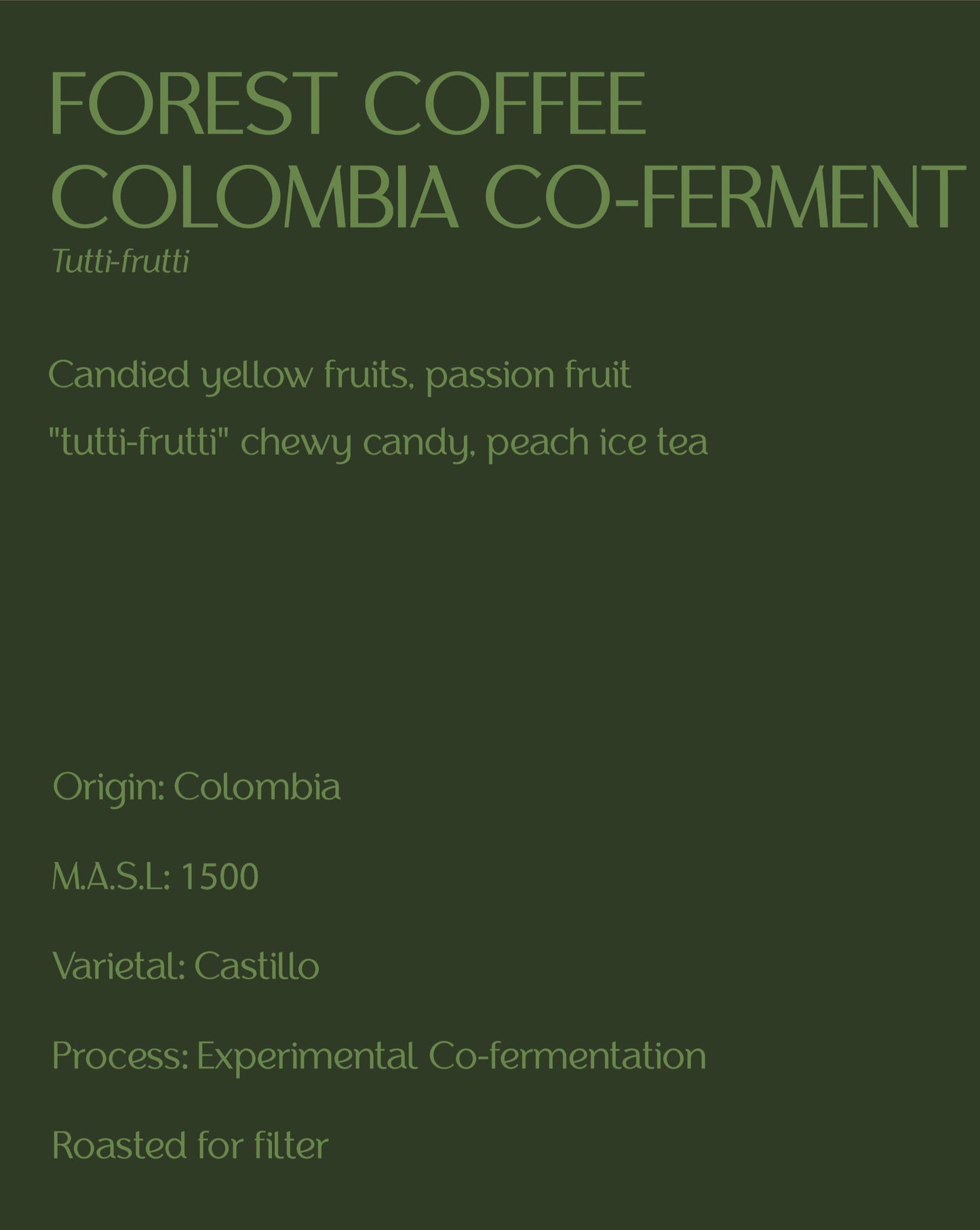 Tutti Frutti - Colombia